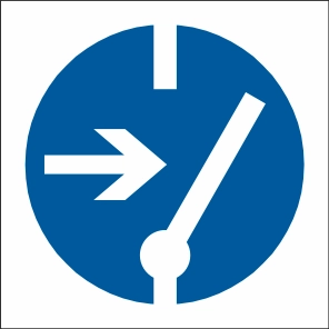 M14 Отключить перед работой (квадрат)