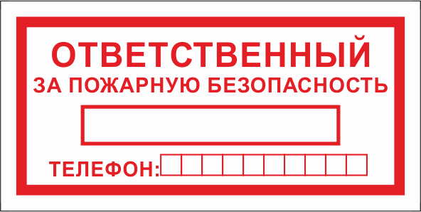 ФЭС T09 Ответственный за пожарную безопасность